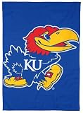 Evergreen Enterprises Kansas Jayhawks Screen Print House Flag