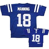 Reebok NFL Equipment Indianapolis Colts #18 Peyton Manning Royal Blue Toddler Replica Football Jersey