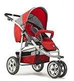 Zooper Disco Red Three wheeled All terrain stroller - Everyday Line