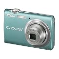Nikon 10.0MP&nbsp;Ultra Compact Digital Camera - Aqua (S220)&nbsp;