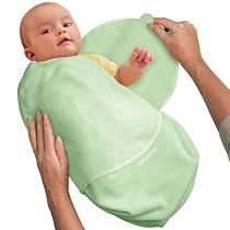 Kiddopotamus SwaddleMe 100% Cotton Knit Small, Sage