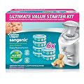 Tommee Tippee - 84011101 - Pack starter de poubelles � couches Sangenic - 6 recharges (Import Grande Bretagne)