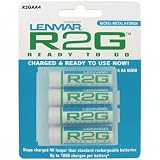 Lenmar Ready-2-Go R2GAA4   1.2V 2150mAh Rechargeable NiMH AA Battery (4 -Pack)