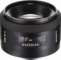 Sony 50mm f/1.4 Lens for Sony Alpha Digital SLR Camera