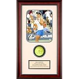 Kim Clijsters Autographed Tennis Ball With Photo Shadowbox