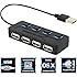 Sabrent 4-Port USB 2.0 Hub with Individual Power Switches and LEDs (HB-UMLS)