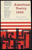 American Poetry 1965: Critical Quarterly Poetry Supplement Number 6