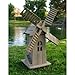 Outdoor garden windmill antique gray yard decor