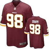Brian Orakpo Jersey: Home Red Game Replica #98 Nike Washington Redskins Jersey