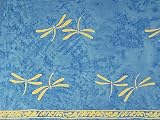 Batik Sarong - Dragonflies On Blue