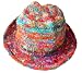 Recycled Silk Sari Brim Hat