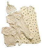 HALO 4-Piece Organic Layette Set - Cowboy, Small