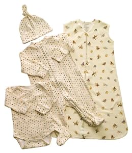 HALO Organic Cotton 4pc SleepSack&reg; Set- 3-6mo