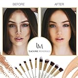 Premium Synthetic Kabuki Makeup Brush Set - The Perfect Cosmetic Brushes for Your Eyeshadow, Contour Kit, Blush, Foundation, Concealer Face Powder and Eyeliner