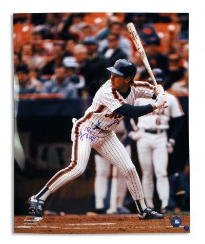 Lenny Dykstra Autographed/Hand Signed New York Mets 16x20 Photo with 86 WS Champs Inscription