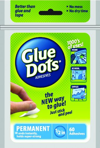 Glue Dots Permanent Sheets - 6 Pack
