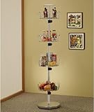 Kitchen Bakers Rack with Rotating Function in Chrome Finish