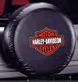 PlastiColor 795 Gray Harley-Davidson Spare Tire Cover