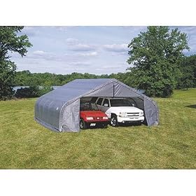 ShelterLogic 22Ft.W House Style Instant Garage - 24ft.L x 22ft.W x 10ft.H, Model# 78631 by Instant Garages
