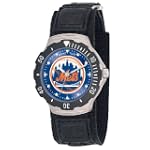 MLB Men's MDV-NYM Agent Series New York Mets Velcro Watch