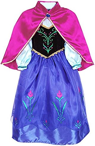 Fullsexy Deluxe Girl's Dress Costume (7-8, Purple)