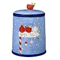 Oneida Frosty Feathers Large Treat Jar