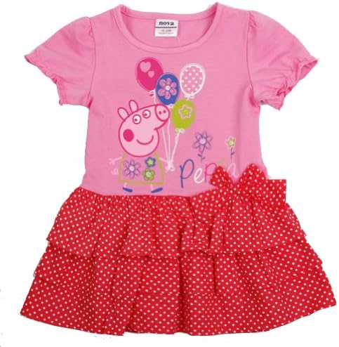 Peppa Pig Dresses Baby Girls Party Summer Dresses Children Princess Dresses