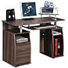 Office Computer Desk Dark Walnut 5w