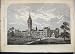 1866 GLASGOW UNIVERSITY BUILDING SCOTLAND ANTIQUE PRINT
