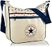 CONVERSE Umhängetasche ROUND SHOULDERBAG Schultertasche Shopper Tasche Weiss Regular White