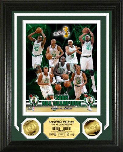 Buy Boston Celtics 2008 NBA Champions 24KT Gold Coin Photo Mint by Highland Mint