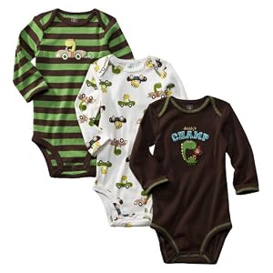 JOY 3pk BodysuitDinosaur