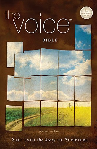 the voice bible personal size paperback multicolor step into the story of scripture