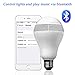 LSoug Bluetooth Smart Multicolored Led Night Light Bulbs/Timing System/Dimming & Turning On or Off by iPhone, Android App