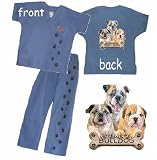 Bulldog Puppies Scrubs Scrubset