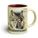 American Expedition Wildlife 18-Ounce Ceramic Mug (Gray Wolf)