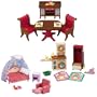 Fisher-Price Loving Family Dollhouse Dining Room, Kids Room, and Laundry Room D�cor Bundle