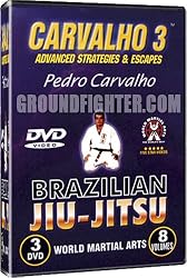Pedro Carvalho Series 3, Brazilian Jiu-jitsu Instructional DVDs- Escapes & Tournament Strategies