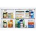 InterDesign Clarity Storage Box Organizer for Vitamins, Medicine, Medical, Dental Supplies with Lid, 2.2 quarts, Clear