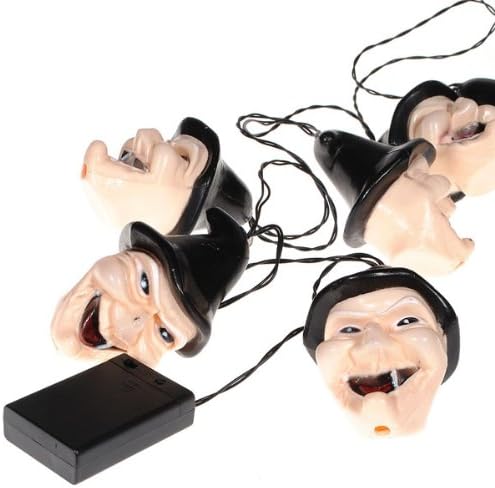 Colorful Witch LED String Lights Halloween Lamp Set Decoration Bulb