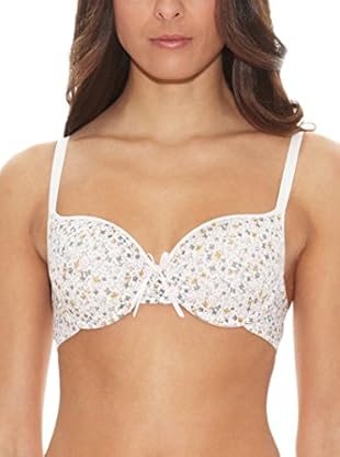 Selene Sujetador Copa Foam con Aros Lara (Blanco / Azul)