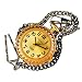 Mens Tel Time Gold Colored Pocket Talking Watch with Golden Chain