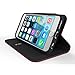 iPhone 6S Case, Cellto PU Leather Wallet Cover Stand and Reversible Magnetic Flap Flip Cover for Apple iPhone 6 (2014) / iPhone 6S (2015) - Wine/Black