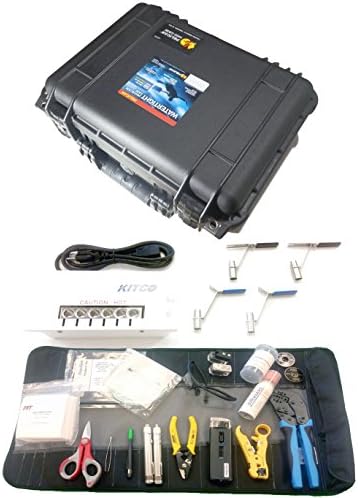 FNT HotMelt Connector Installation Kit for ST/SC/FC/LC with Extra Rugged Pelican Case