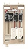 未来工業 屋外電力用仮設ボックス 漏電しゃ断器・分岐ブレーカ・コンセント内蔵 ELB組込品 2L-2C