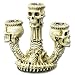 OSSUARY SKELETON TRIPLE VOTIVE / CANDLE HOLDER, SS-6241