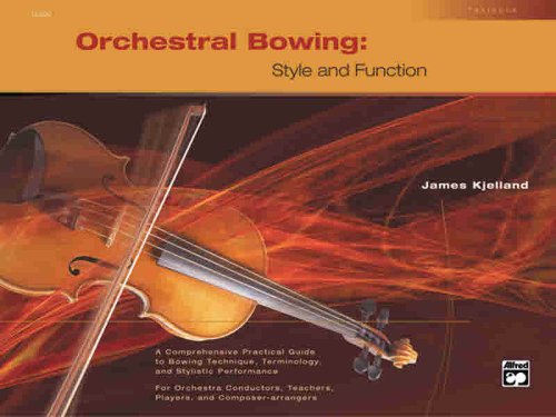 Books: Orchestral Bowing. Style and Function  Textbook 