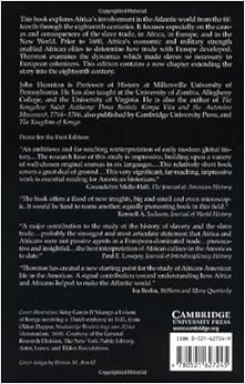 Africa and africans in the making of the atlantic world, 1400-1800 review picture