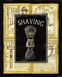 Grooming Shaving Art Poster Print by Charlene Audrey, 8x10