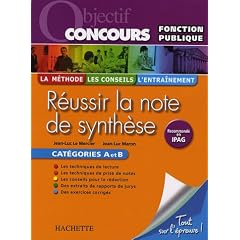 R�ussir la note de synth�se : Cat�gories A et B